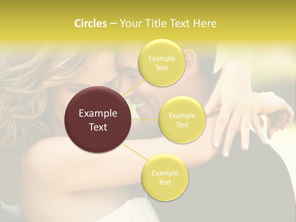 Young Close Wedding PowerPoint Template