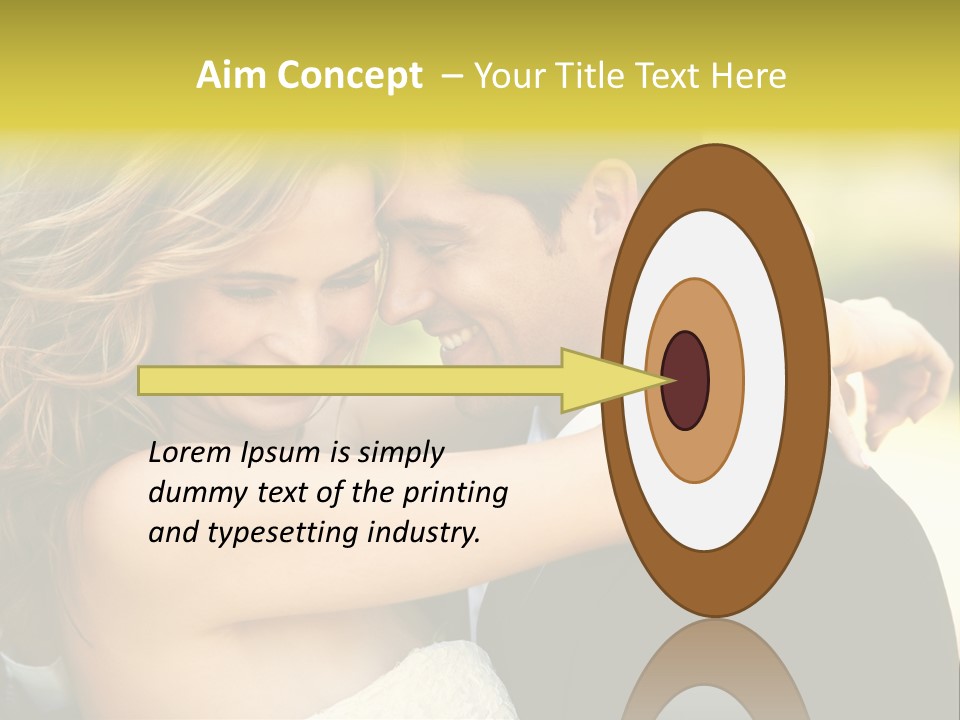 Young Close Wedding PowerPoint Template