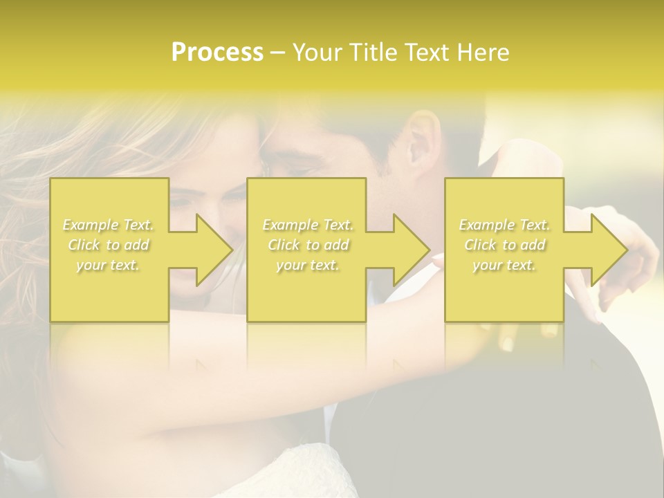 Young Close Wedding PowerPoint Template