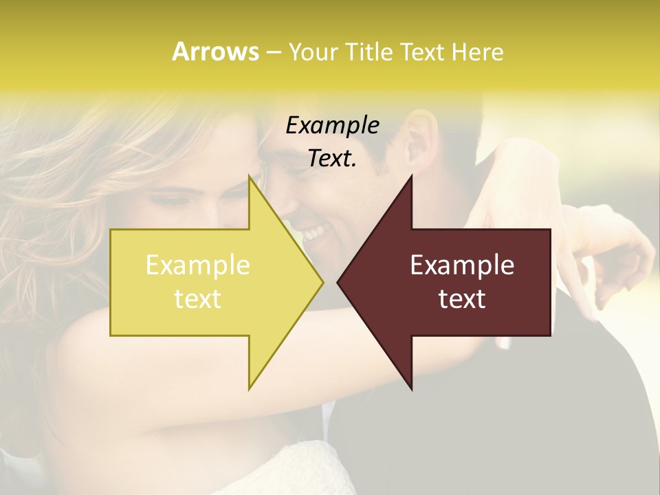 Young Close Wedding PowerPoint Template