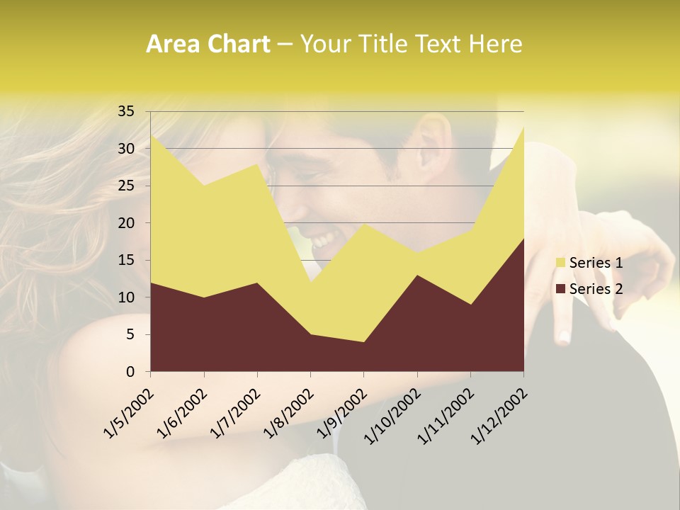 Young Close Wedding PowerPoint Template