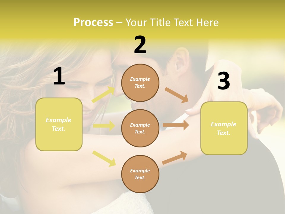 Young Close Wedding PowerPoint Template