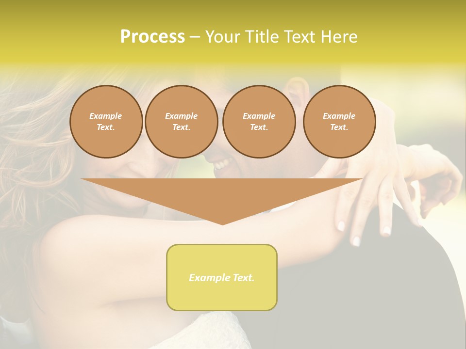 Young Close Wedding PowerPoint Template