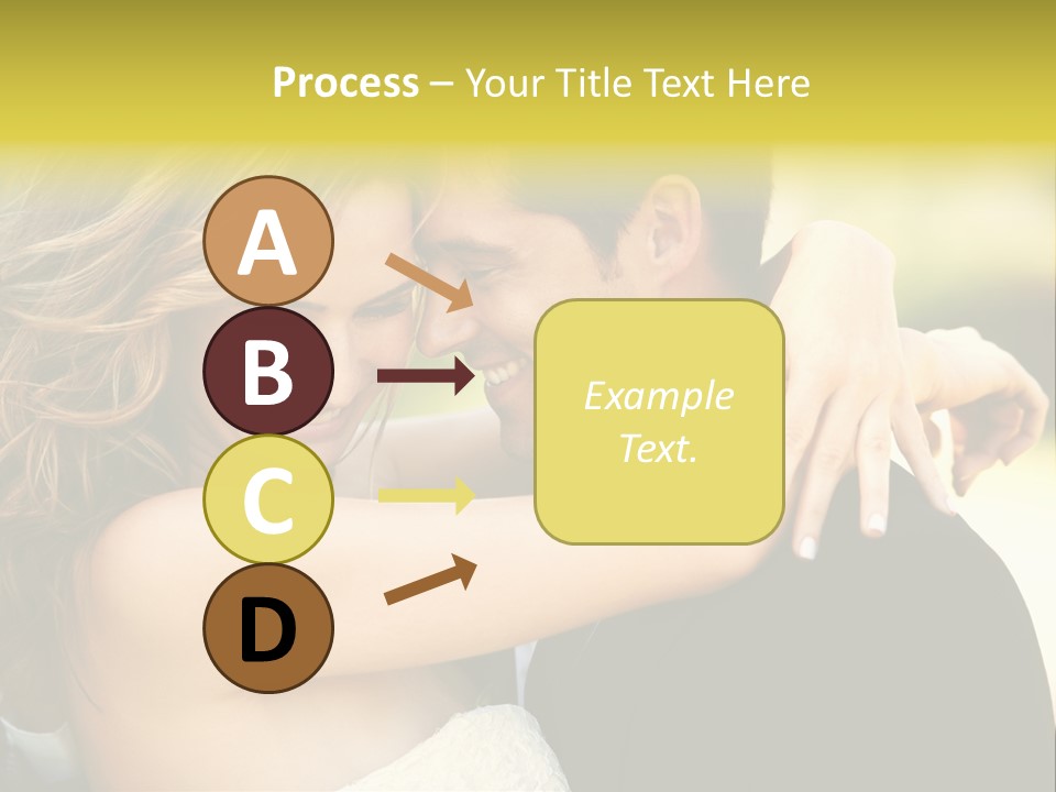 Young Close Wedding PowerPoint Template