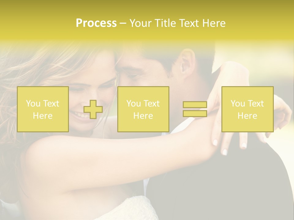 Young Close Wedding PowerPoint Template