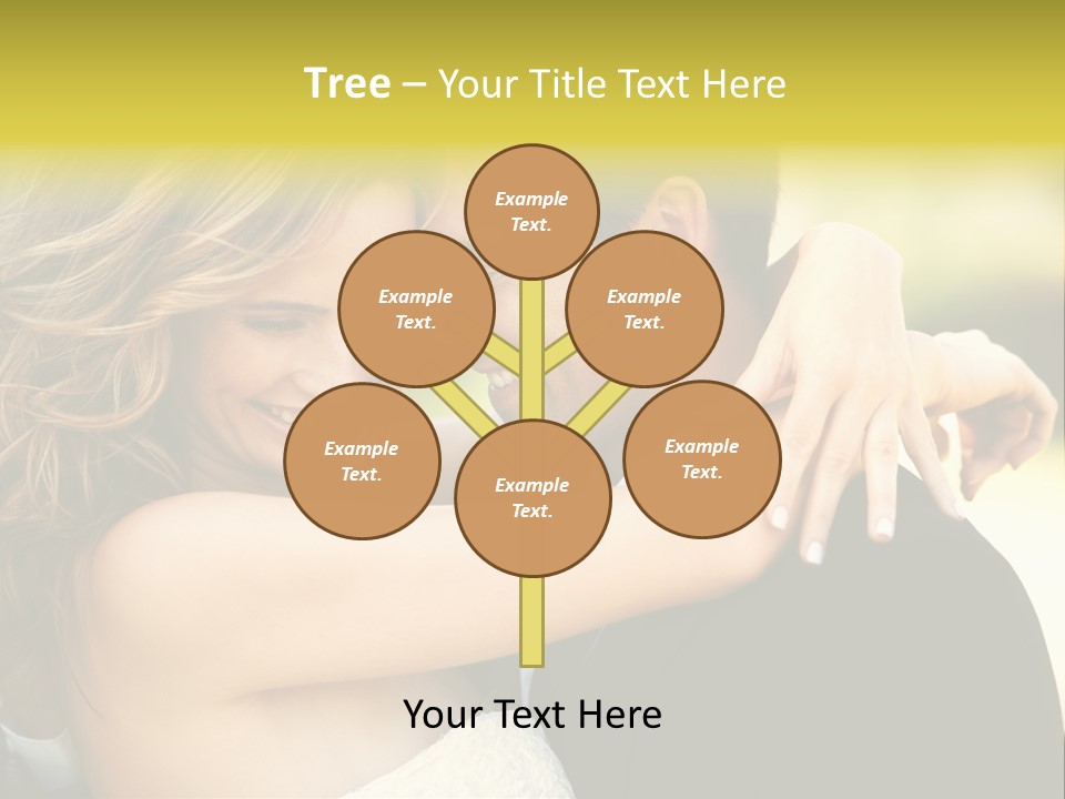 Young Close Wedding PowerPoint Template