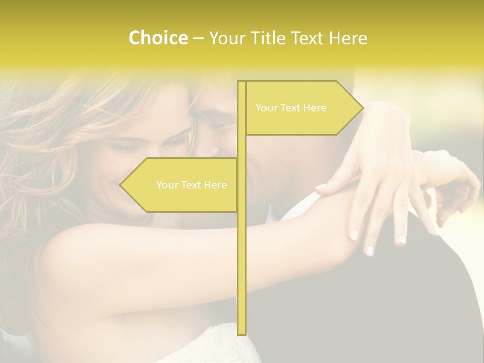 Young Close Wedding PowerPoint Template
