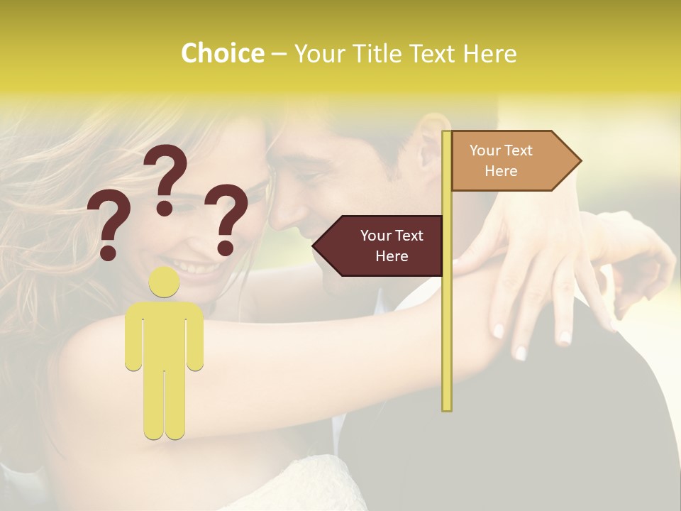 Young Close Wedding PowerPoint Template