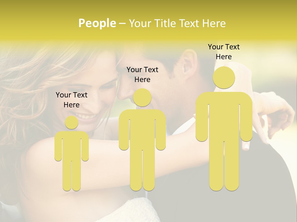 Young Close Wedding PowerPoint Template