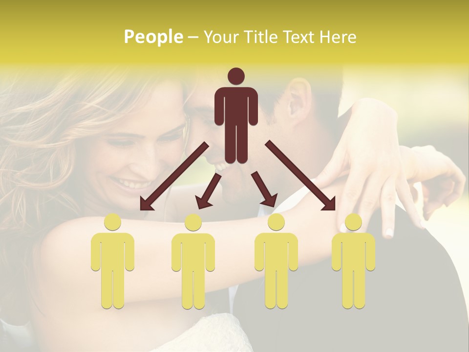 Young Close Wedding PowerPoint Template