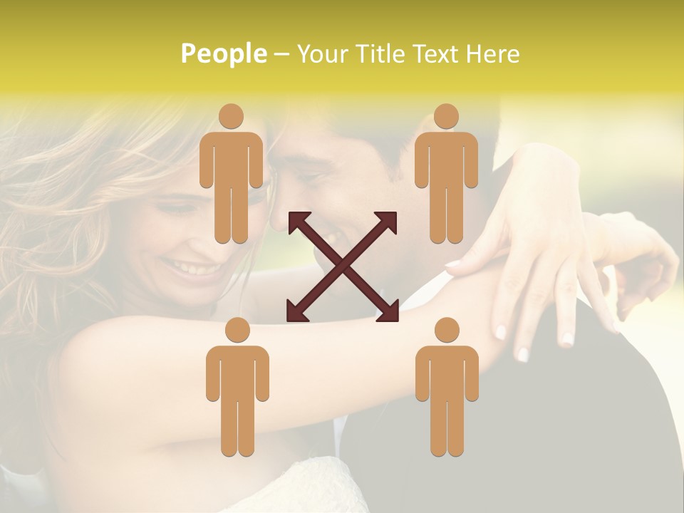 Young Close Wedding PowerPoint Template