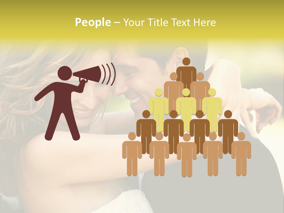 Young Close Wedding PowerPoint Template