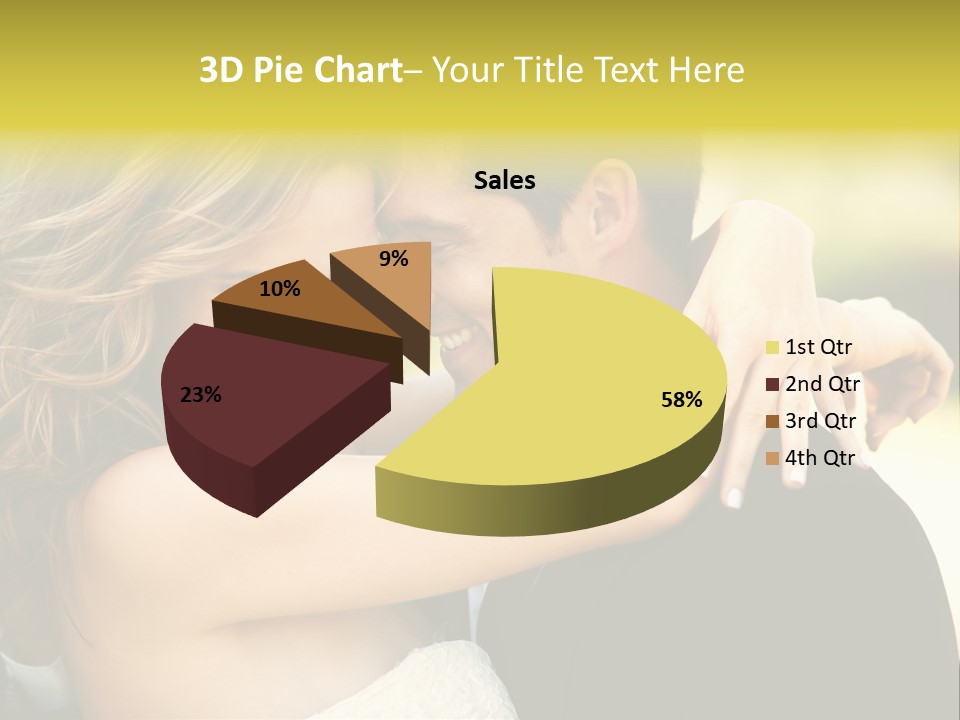 Young Close Wedding PowerPoint Template