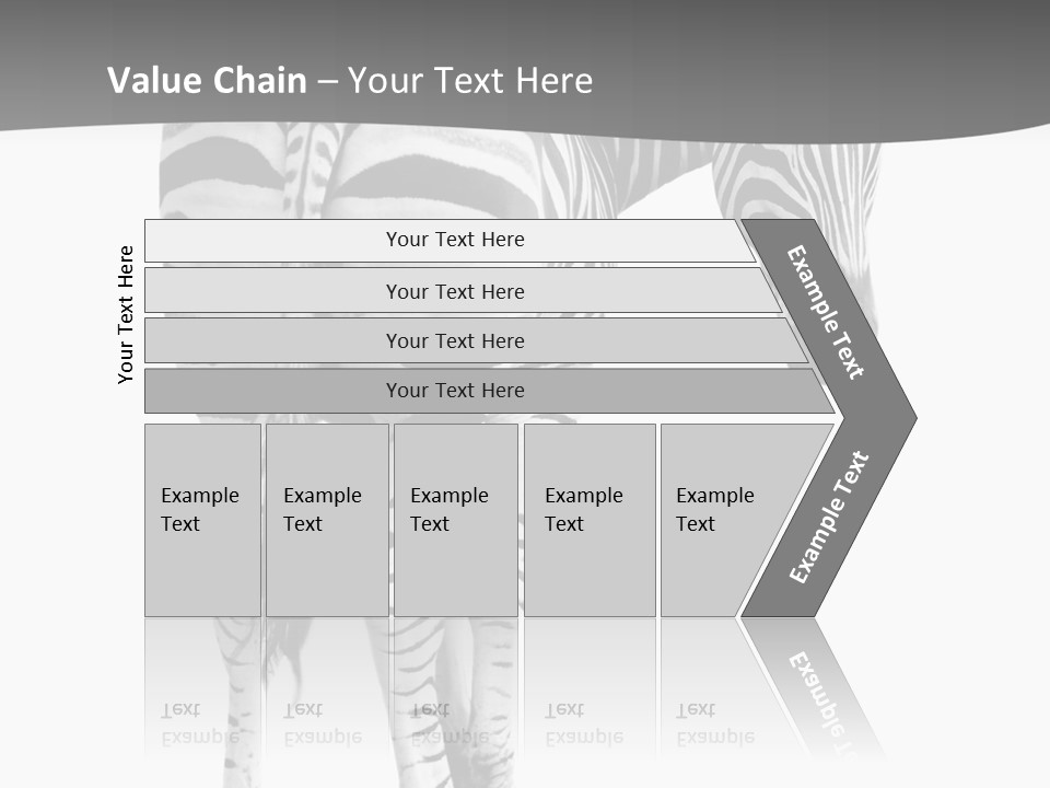 Burchell White Animal PowerPoint Template