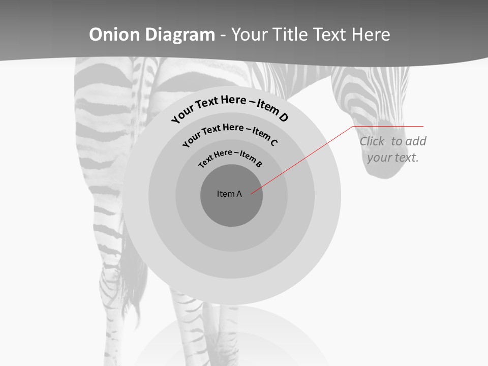 Burchell White Animal PowerPoint Template