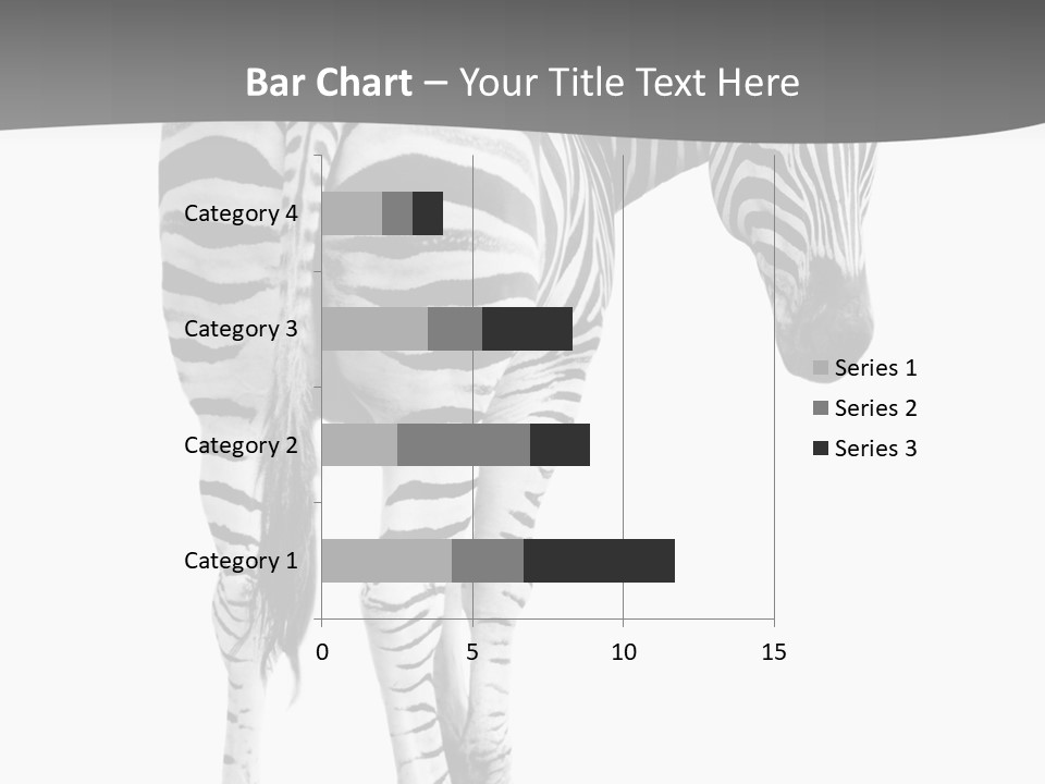 Burchell White Animal PowerPoint Template