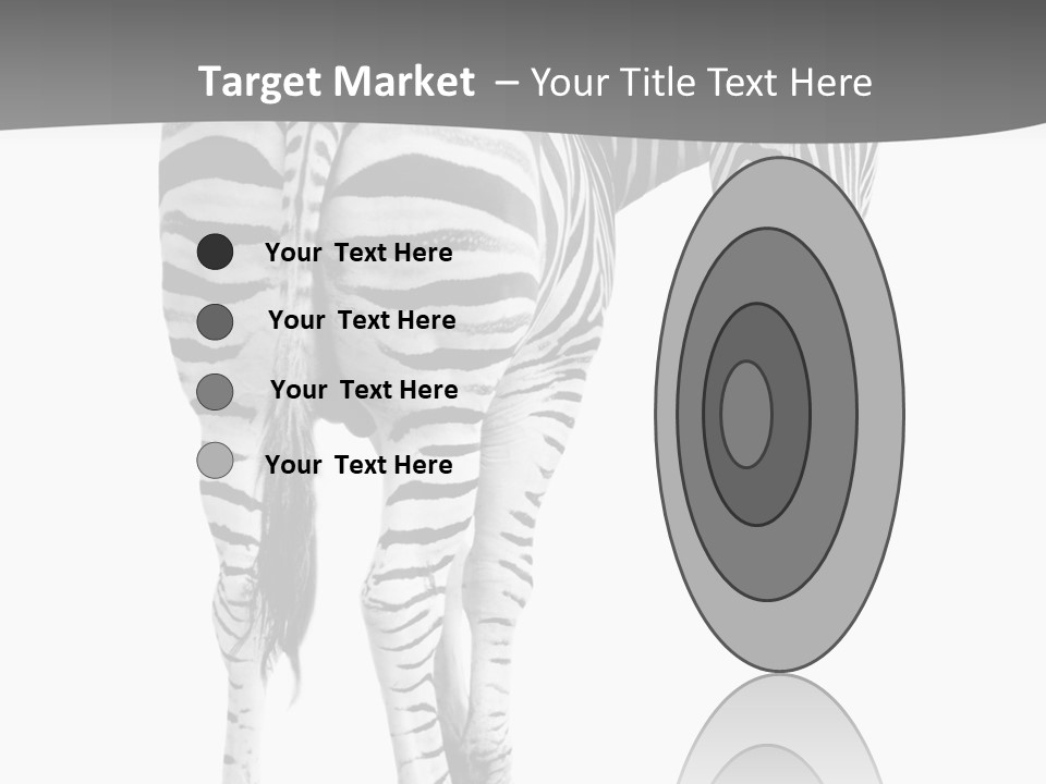 Burchell White Animal PowerPoint Template