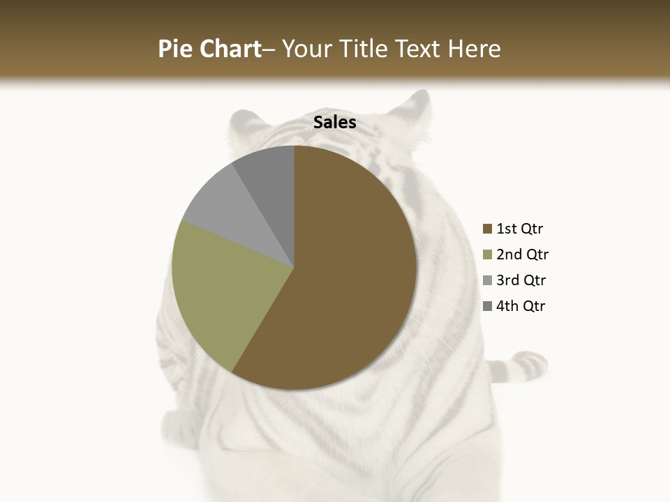 Dangerous White Mammal PowerPoint Template