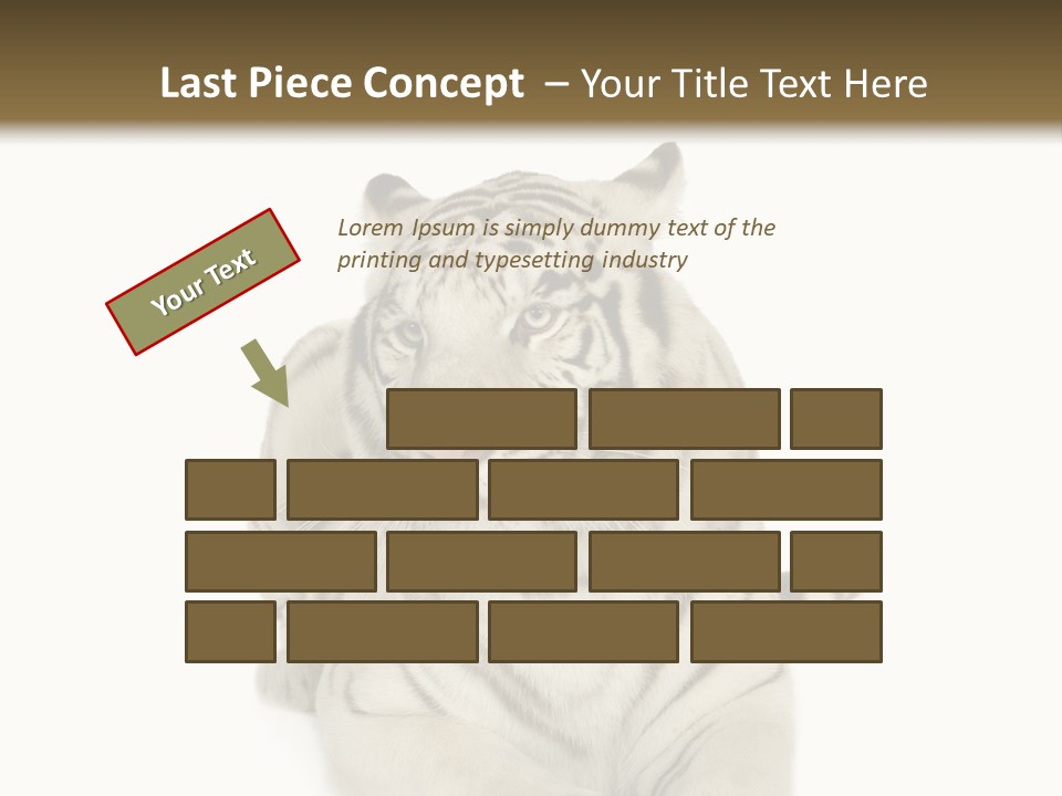 Dangerous White Mammal PowerPoint Template