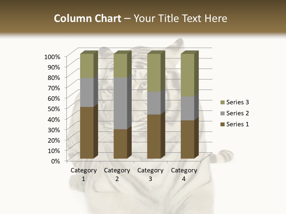 Dangerous White Mammal PowerPoint Template