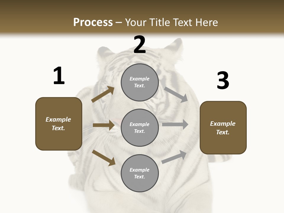 Dangerous White Mammal PowerPoint Template