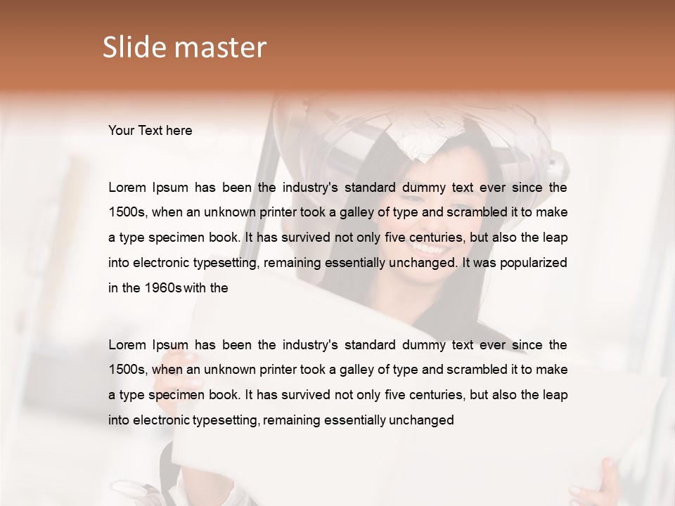 Salon Dyeing Beautiful PowerPoint Template