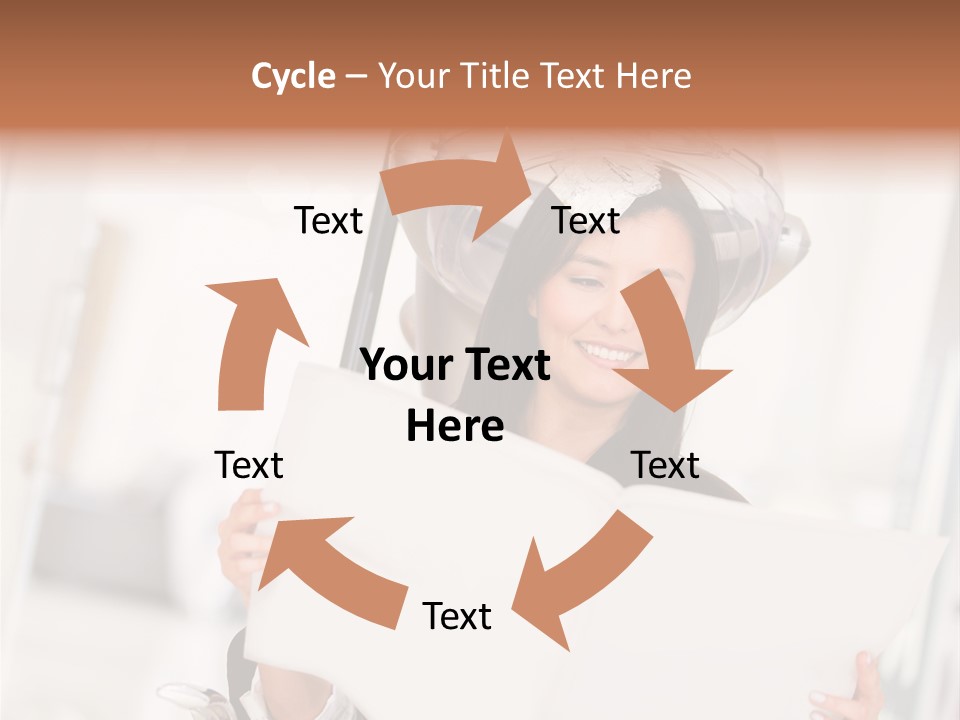 Salon Dyeing Beautiful PowerPoint Template
