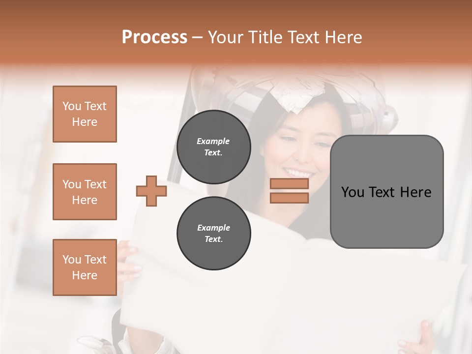 Salon Dyeing Beautiful PowerPoint Template