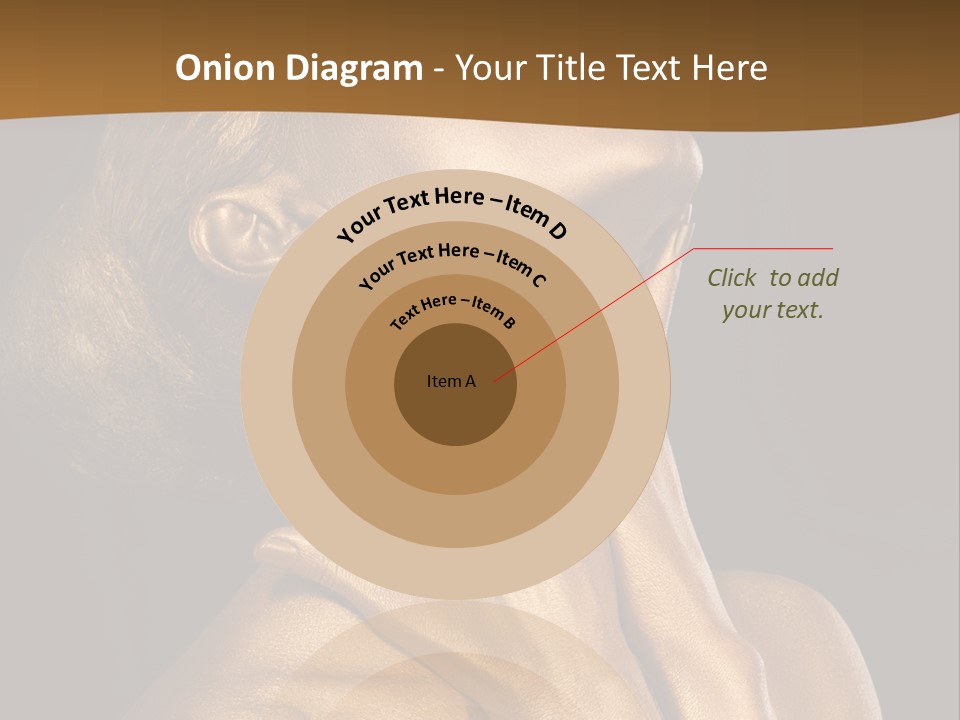 Filled Model Plated PowerPoint Template