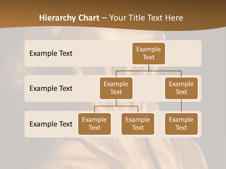 Filled Model Plated PowerPoint Template