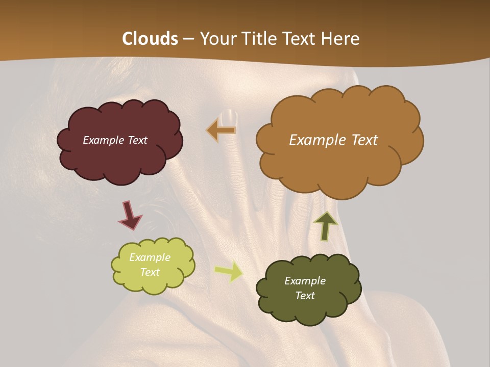 Filled Model Plated PowerPoint Template