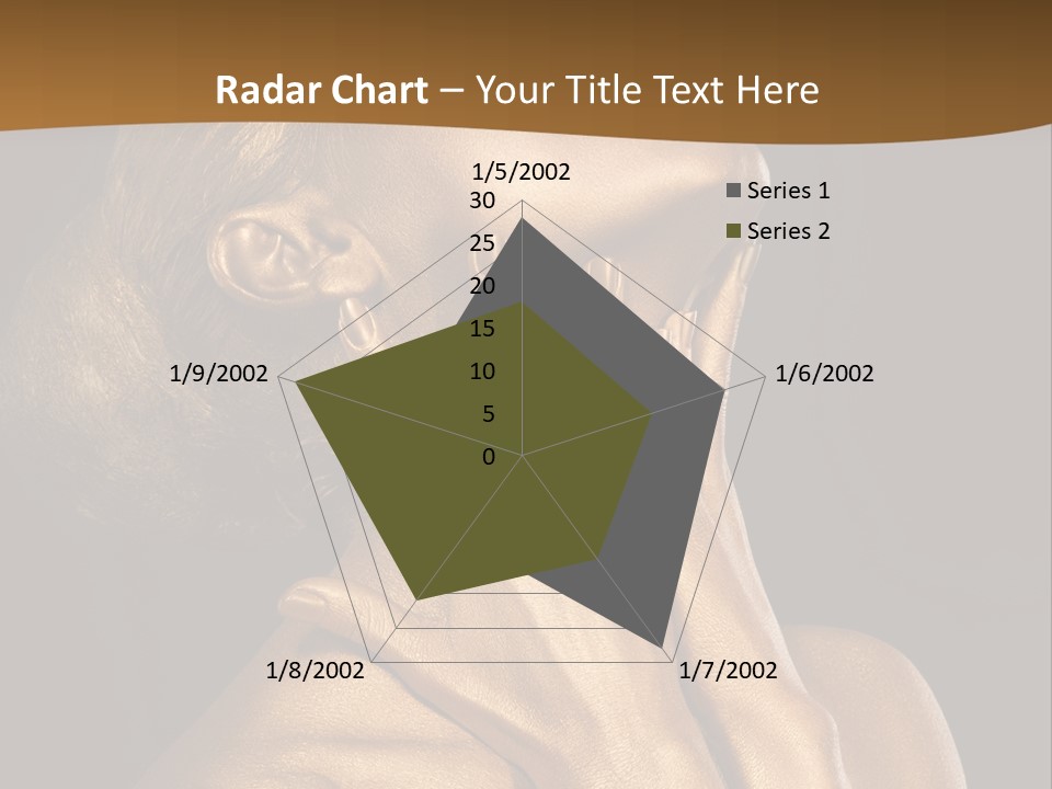Filled Model Plated PowerPoint Template