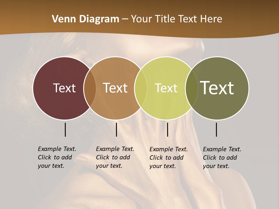 Filled Model Plated PowerPoint Template