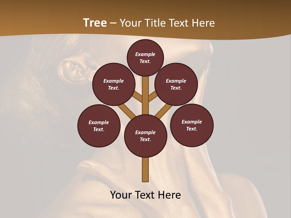 Filled Model Plated PowerPoint Template