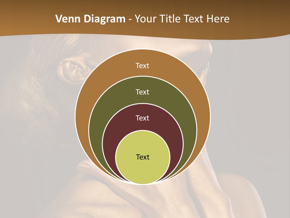 Filled Model Plated PowerPoint Template