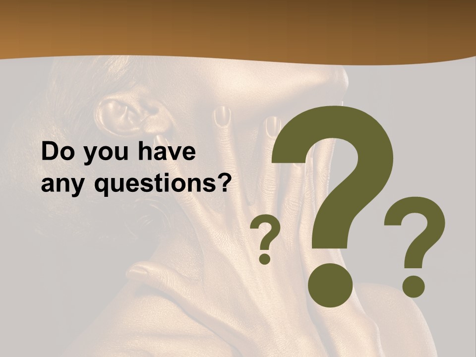 Filled Model Plated PowerPoint Template