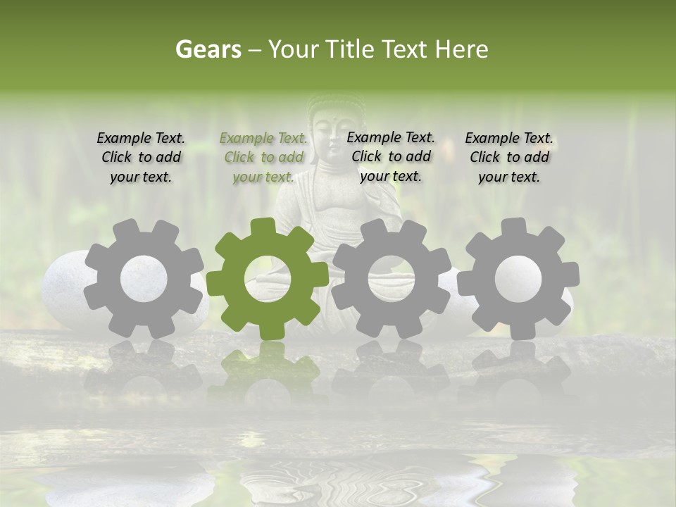 Paix Esprit Visage PowerPoint Template