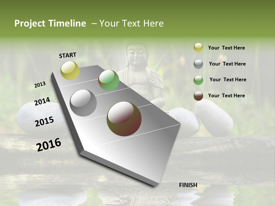 Paix Esprit Visage PowerPoint Template