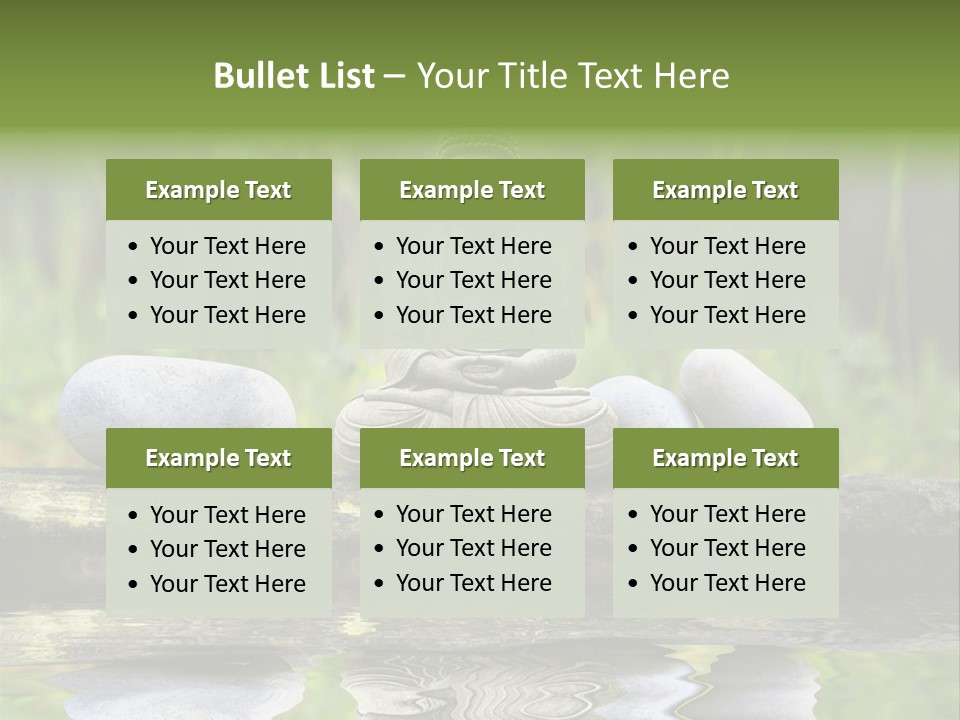 Paix Esprit Visage PowerPoint Template