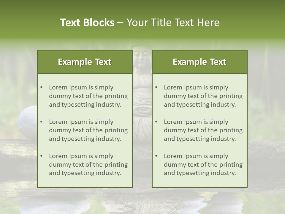 Paix Esprit Visage PowerPoint Template