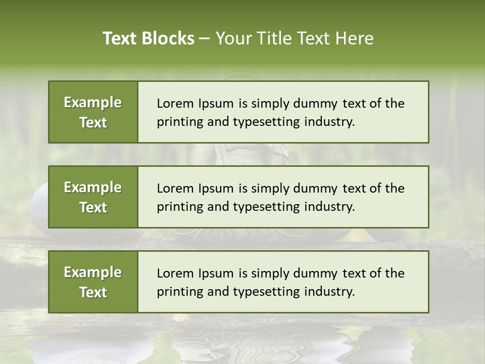 Paix Esprit Visage PowerPoint Template