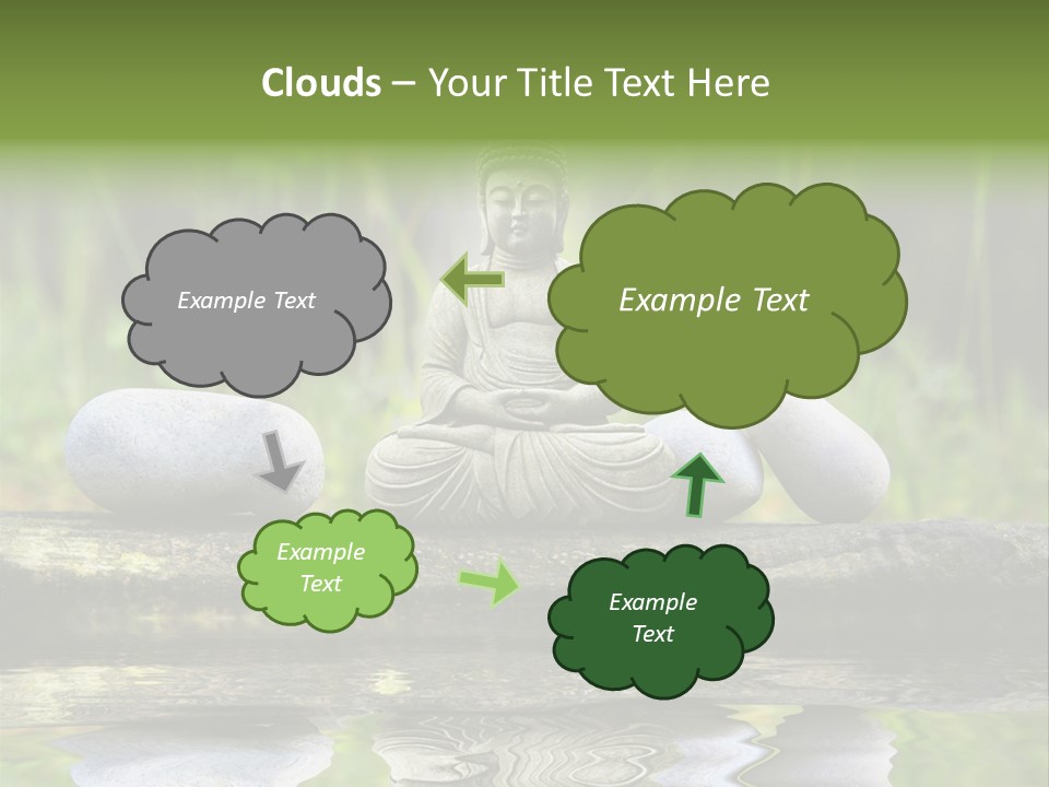 Paix Esprit Visage PowerPoint Template