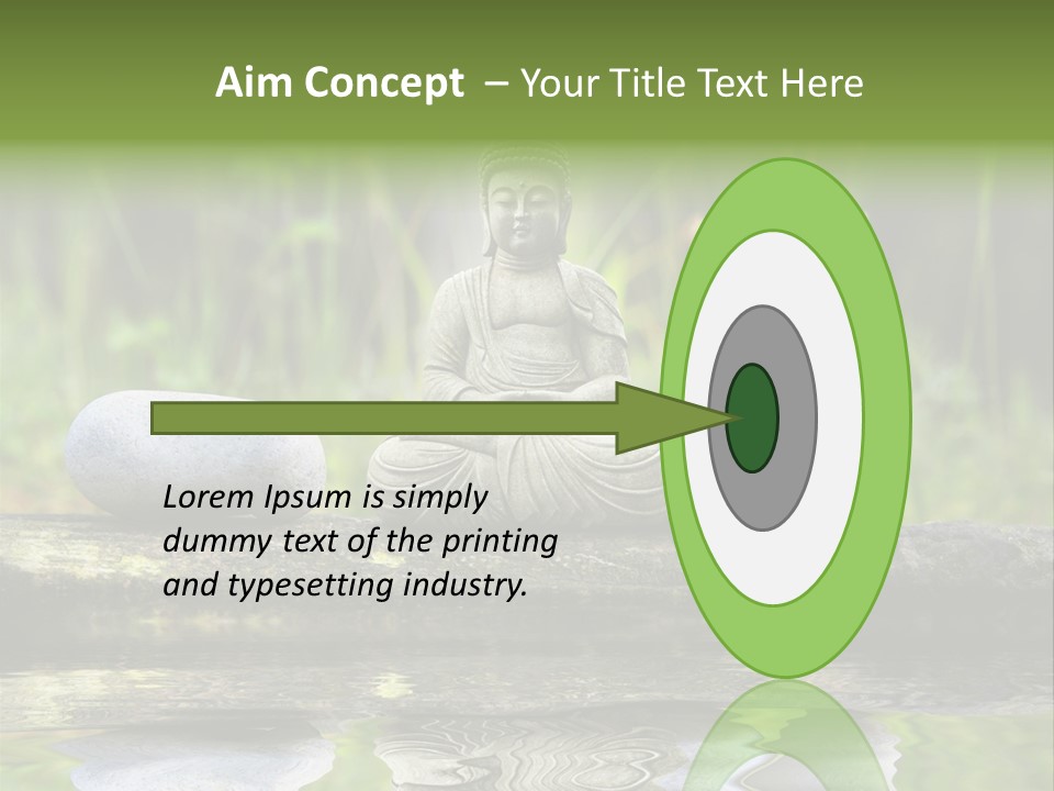 Paix Esprit Visage PowerPoint Template