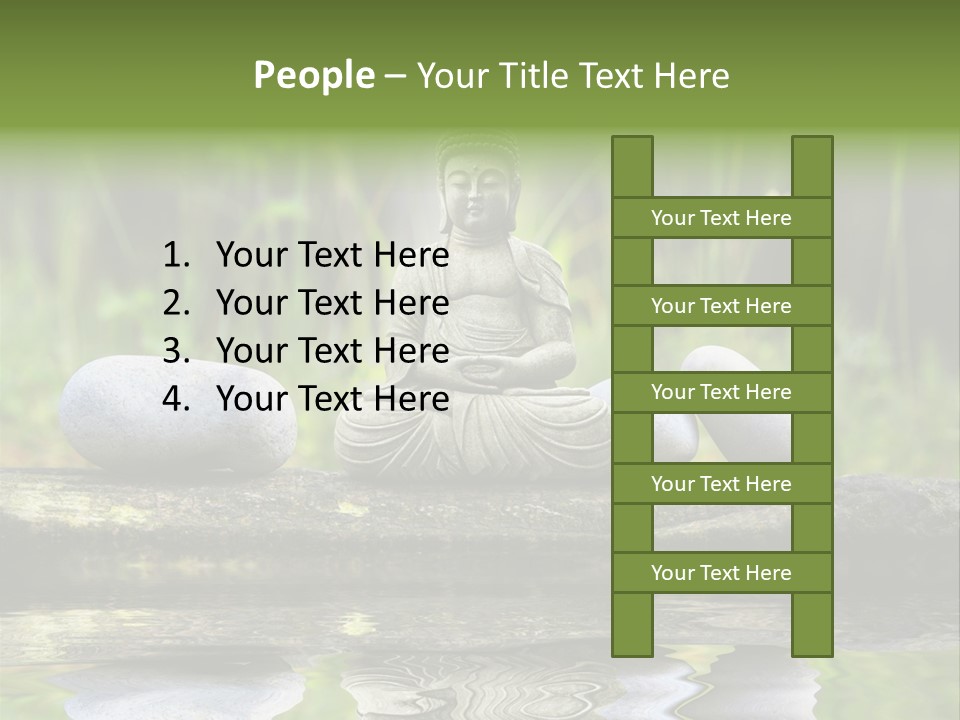 Paix Esprit Visage PowerPoint Template