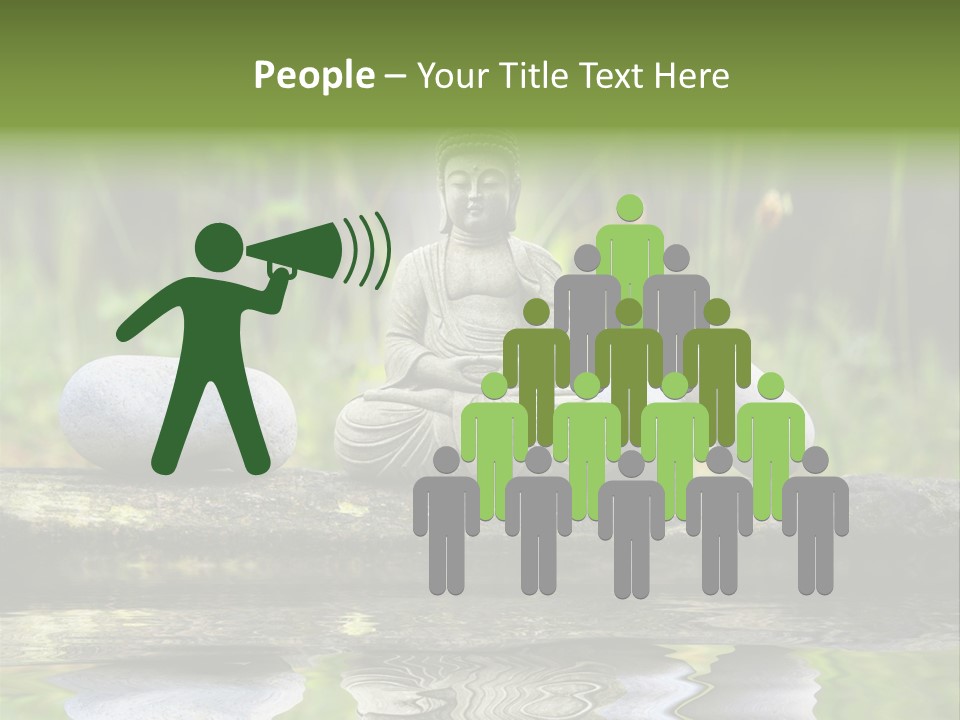 Paix Esprit Visage PowerPoint Template