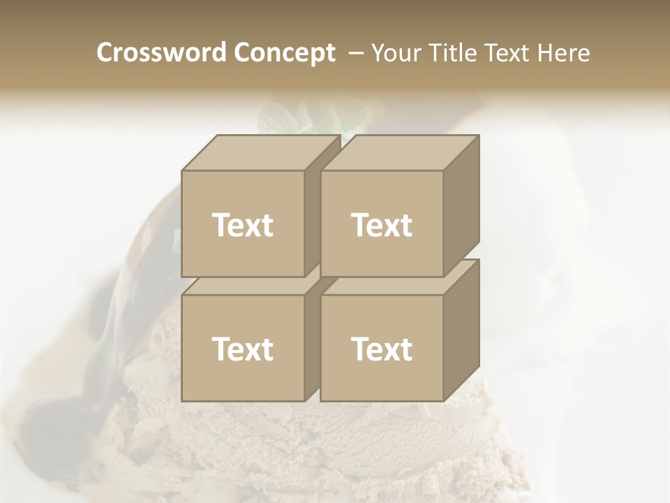 Block Food Bar PowerPoint Template