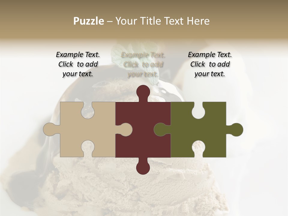 Block Food Bar PowerPoint Template