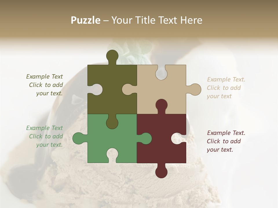 Block Food Bar PowerPoint Template