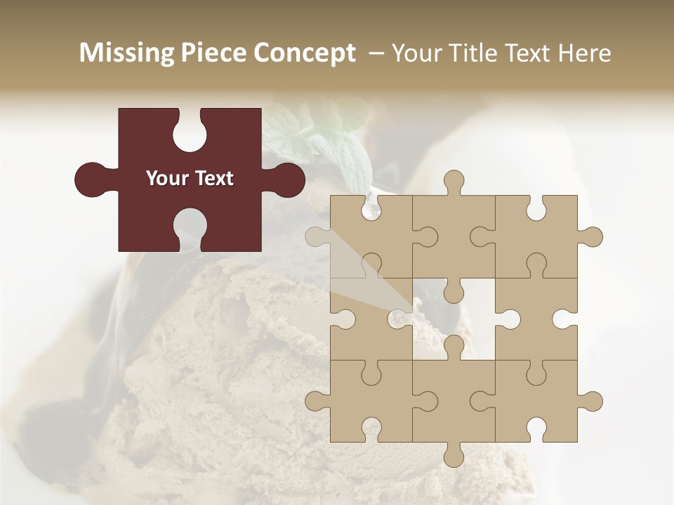 Block Food Bar PowerPoint Template