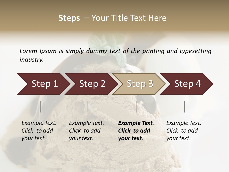 Block Food Bar PowerPoint Template